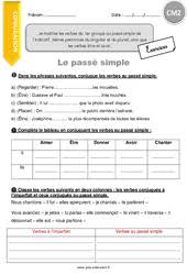 C'est dans l'objectif de faciliter l'apprentissage que j'ai créé une leçon interactive que je vous présente dans cet article. Exercice Cm1 Sur Le Passe Simple Passe Simple Laclassebleue