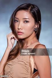 Model Mode Asia Yang Indah Foto Stok