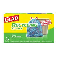 Shop the latest trash bag deals on aliexpress. Glad Recycling Trash Bags Tall Kitchen Drawstring Blue Trash Bags 13 Gallon 45ct Target