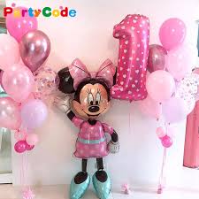 This is a full list of episodes from the playhouse disney/disney junior original series, mickey mouse clubhouse.season 1 has the mousekedoer song's original lyrics. Mickey Minnie Mouse Foil Balloon 112cm Giant Minnie Party Balloon Children Birthday Party Home Decor Baby Shower Girl Boy Toys Buy At The Price Of 0 87 In Aliexpress Com Imall Com