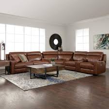 Glasgow Leather 3pc Power Reclining Sectional Power Sofa Wedge Power Leather Couches Living Room Leather Reclining Sectional Power Reclining Sectional Sofa