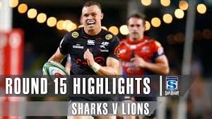 The only neutral place for a lion and a shark to have a fight to the death is the sky, obviously. Round 15 Highlights Sharks V Lions 2019 Youtube