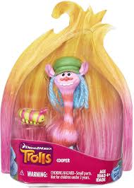 This troll has bright purple skin and a dark purple nose. Amazon Com Trolls Dreamworks Cooper Collectible Figure Toys Games