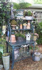 French Bakers Rack Potting Bench Potting Bench Bakers Rack Decorating Outdoor Bakers Rack
