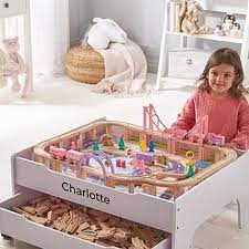 Wooden train set with table. Wooden Train Set 2 In 1 Wooden Train Table 100pc Train Set Www Littlehelper Co Uk
