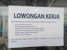 We did not find results for: Karyawan Harian Bagian Produksi Atmago