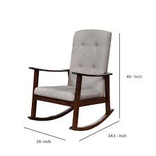 It upholstery, polish, design and size can be customized as per requirements. Coffee Brown White With Cushion Homcom Modern Wood Rocking Chair Indoor Porch Furniture For Living Room Rocking Chairs