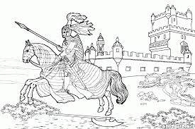 Weisse pferde, egal welcher rasse, nennt man schimmel. Malvorlagen Ritter Zu Pferd