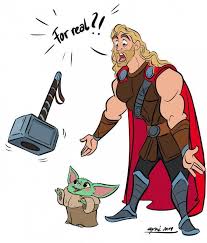 Artwork Shows Baby Yoda Annoying Other Disney Characters Inside The Magic Yoda Artwork Disney Artwork Yoda Drawing