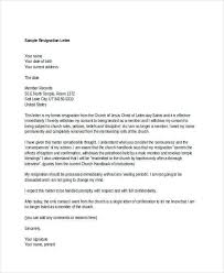 Church Resignation Letter Template 9 Free Word Pdf Document Download Free Premium Templates