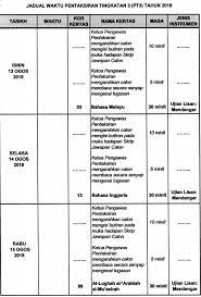 Lebih jelasnya, berikut ini jadwal presentasi e3 2019 yang dikonversikan menjadi waktu indonesia barat (wib). Jadual Waktu Pentaksiran Tingkatan 3 Pt3 2020