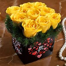 Beautiful rose flowers amazing flowers pretty flowers red flowers love rose flower june flower orchid flowers flower bouquets purple roses. Yellow Rose Bouquet Send Bunch Of Yellow Roses Ferns N Petals