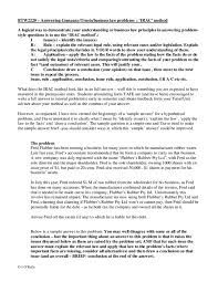 In the meantime, below is a basic outline of the irac format and its best uses. Pdf Btw2220 Answering Company Trusts Business Law Problems Irac Method Phomolo Seroojane Academia Edu