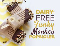 Coconut Milk Funky Monkey Popsicles Recipe Paleo Dessert Dairy Free Treats Food