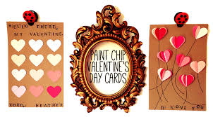Just click on the printouts below. Diy Paint Chip Valentine S Day Cards Feltmagnet