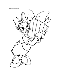 Daisy coloring pages for kids. Daisy Duck Christmas Coloring Pages Coloring And Malvorlagan