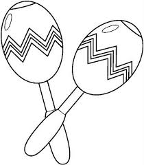 Maracas Coloring Page Custom Stencils Music Coloring Coloring Pages