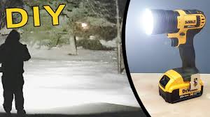 Diy How To Make A Super Bright Flashlight Dewalt 20v Hack Youtube