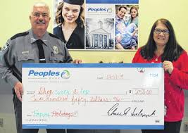 Pnc bank offers a wide range of personal banking services including checking and savings accounts, credit cards, mortgage loans, auto loans and much more. People S Bank Donates To Shop With A Cop Times Gazette