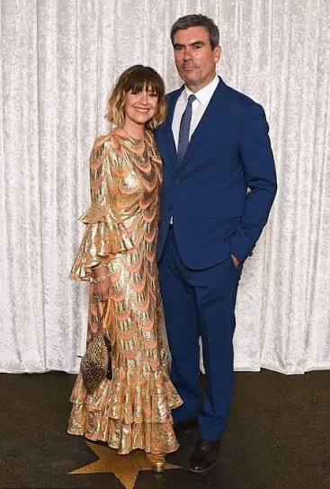 Zoe Henry and Jeff Hordley at British Soap Awards 2025