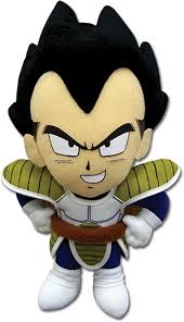 Luego de haber pelado desesperadamente contra goku y luego de haberse transformado en ozaru, vegeta a quien yajirobe le había cortado la cola, estaba gravemente herido aunque todavía le quedaban suficientes energías para derrotar a goku, sin embargo, gohan y krilin, quienes habían presentido el ki de vegeta, llegaron al lugar de la batalla para ayudar a goku quien había quedado. Amazon Com Great Eastern Dragon Ball Z 10 Vegeta Plush Toys Games