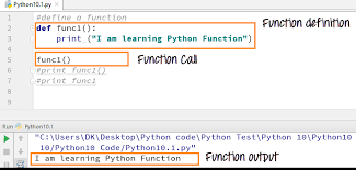 Python Functions Examples Call Indentation Arguments Return Values