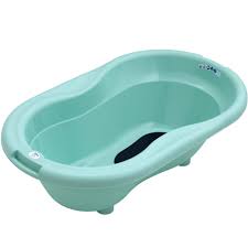 It's easy to move and place where you want it and it sits securely while lovekpratathomelove this baby bath tub! Rotho Top Baby Bathtub Swedish Green