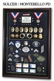 Badge Frame Custom Career Shadowboxes For Police Military Etc Shadow Box Diy Shadow Box Shadow Box Frames