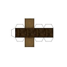 Papercraft Mini Dark Oak Log Paper Crafts Minecraft Crafts Minecraft Printables