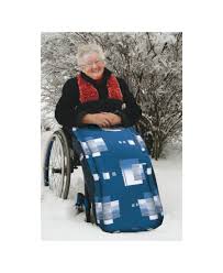 Orgaterm Rollstuhl Schlupfsack Wollpelz