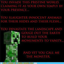 It can read our thoughts. The Best Quote Form A Creeper Fan Art Show Your Creation Minecraft Forum Minecraft Forum