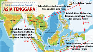 Laut cina selatan di utara; Kondisi Geografis Asia Tenggara Studi Ilmu Sosial