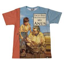 Beloved Shirts Taco Bell Destroyed My Anus Unisex Tee : Amazon.ca:  Clothing, Shoes \u0026 Accessories