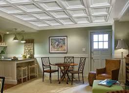 Are boring ceilings a given? 10 Drop Ceiling Ideas To Dress Up Any Room Bob Vila Bob Vila