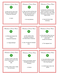 What does the grinch dress his dog as to help him pull his sleigh? Christmas Movie Night Free Printable Movie Trivia Cards Momtrends