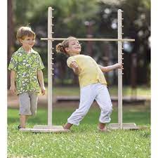 Wooden Limbo Game Magic Cabin Kids Party Games Outdoor Activities For Kids Outdoor Kids