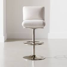 The wabash swivel bar chair made from solid hardwood is comfortable and stylish to fit many home decor styles. Swivel White Bar Stool Sold Out Reviews Cb2