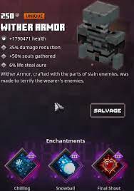Even if you don't post your own creations, we appreciate feedback on ours. Best Wither Armor Tank Rolls Minecraft Dungeons V1 By Syn1111111 On Deviantart