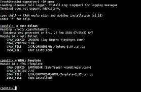 Maybe you would like to learn more about one of these? How To Install Perl Modules Using Cpan On Centos 8