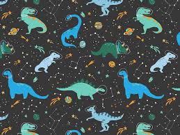 Looking for the best wallpapers? Space Dino Pattern In Blue And Green Dinosaur Wallpaper Cute Desktop Wallpaper Anime Wallpaper Live