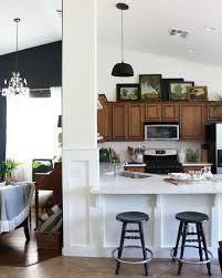 What to do with space above cabinets. What Do You Do With That Awkward Space Above Your Kitchen Cabinets Emily Henderson