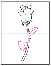 How To Draw A Rose Art Projects For Kids A beautiful rose drawn step by step with artistro paint markers.