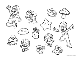 Mario bros coloring pages for kids the character of the plumber super mario accompanied by his brother luigi appeared for the first time in 1985 in a video game released on the flagship console of the time. Free Printable Mario Brothers Coloring Pages For Kids