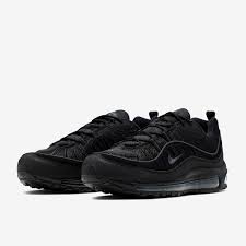 Nike Air Max 98 Black Anthracite Mens Shoes