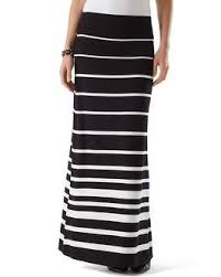 Black And White Striped Maxi Skirt Pin On Fashion