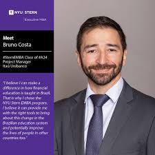 Meet Bruno Costa, #SternEMBA Class of #A24, and Project Manager at Itaú  Unibanco. "I believe I can make a difference in how financial education is  taught in Brazil. That is why I