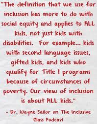 Mindy Johnson On Special Education Quotes Inclusive Education Gifted Kids