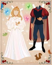 Aurora And Prince Phillip Paper Dolls Princess Paper Dolls Free Printable Paper Dolls Disney Paper Dolls
