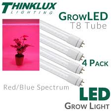 They're much cooler compared to hid lights which reduce the risk of burning plants, while also decreasing the cooling bill. Growled T8 T12 Led Grow Light Tube 4 Foot Earthled Com