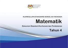 Dskp Kssr Semakan 2017 Matematik Tahun 4 Pages 1 50 Text Version Anyflip